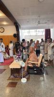 HH Swamiji's departure from SCM Bangalore (16 July 2026). Picture Courtesy: Shri Chandrashekhar Padubidri